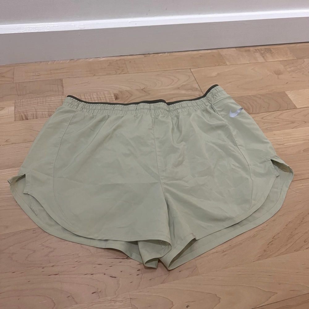 Nike Dri Fit Sage Green Running shorts size medium